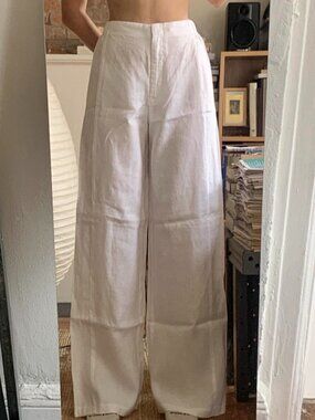 Darling Harmonize Pants Linen White XS NWT